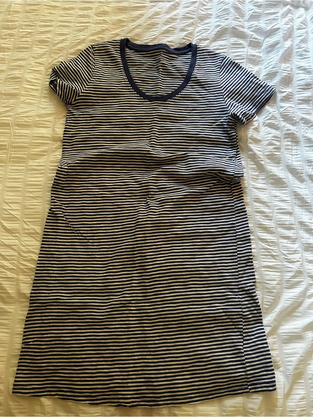 Universal Thread Black and White Striped Mini Dress